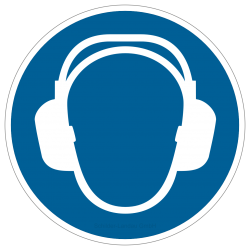 Gehörschutz benutzen |Gebotszeichen B2B Schilder