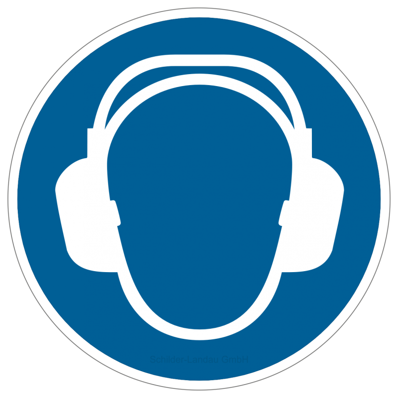 Gehörschutz benutzen |Gebotszeichen B2B Schilder