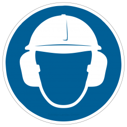 Gehör- und Kopfschutz benutzen |Gebotszeichen B2B Schilder