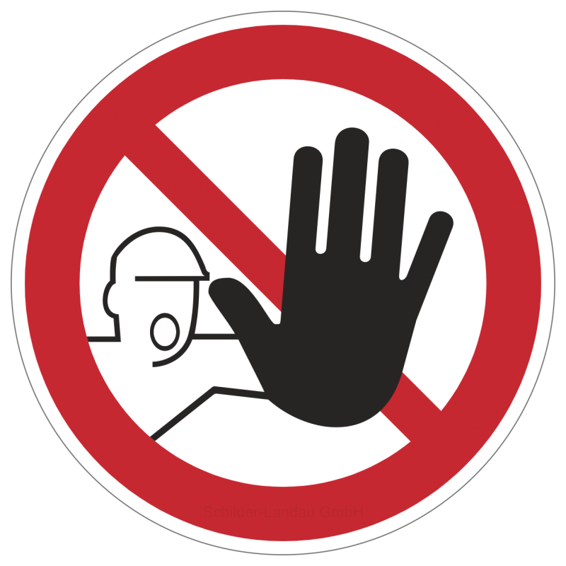 Zutritt für Unbefugte verboten | Verbotszeichen B2B Schilder