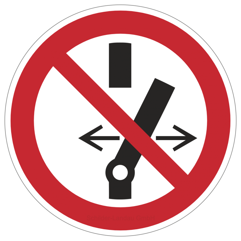 Schalten verboten | Verbotszeichen B2B Schilder