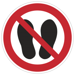 Betreten der Fläche verboten | Verbotszeichen B2B Schilder