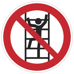 Aufsteigen verboten | Verbotszeichen B2B Schilder