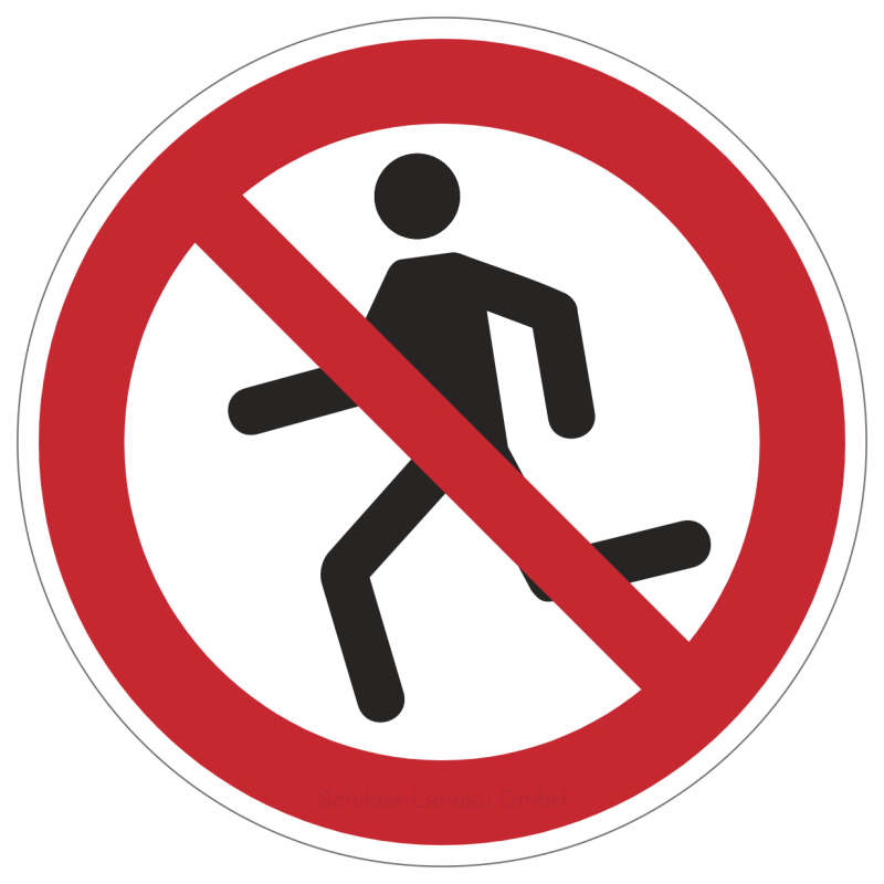 Laufen verboten | Verbotszeichen B2B Schilder