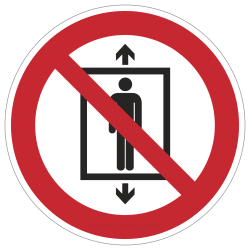 Personenbeförderung verboten | Verbotszeichen B2B Schilder