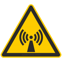 Warnung vor nicht ionisierender Strahlung |Warnzeichen 2B Schilder