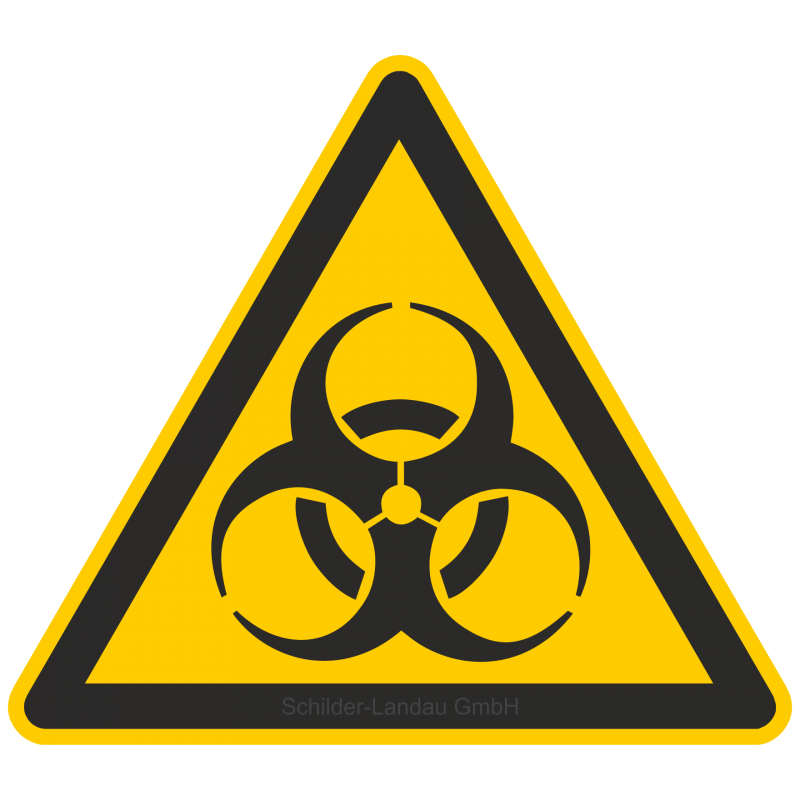 Warnung vor Biogefährdung |Warnzeichen 2B Schilder