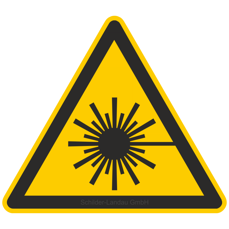 Warnung vor Laserstrahl |Warnzeichen 2B Schilder