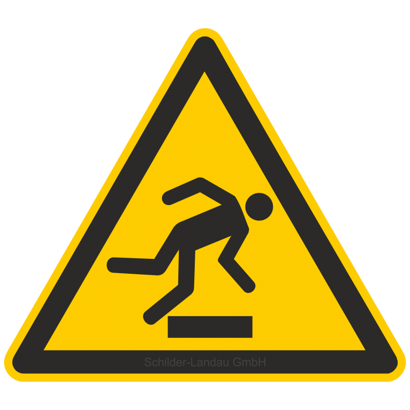 Warnung vor Hindernissen am Boden |Warnzeichen 2B Schilder