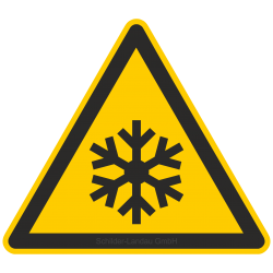 Warnung vor niedriger Temperatur/Frost |Warnzeichen 2B Schilder