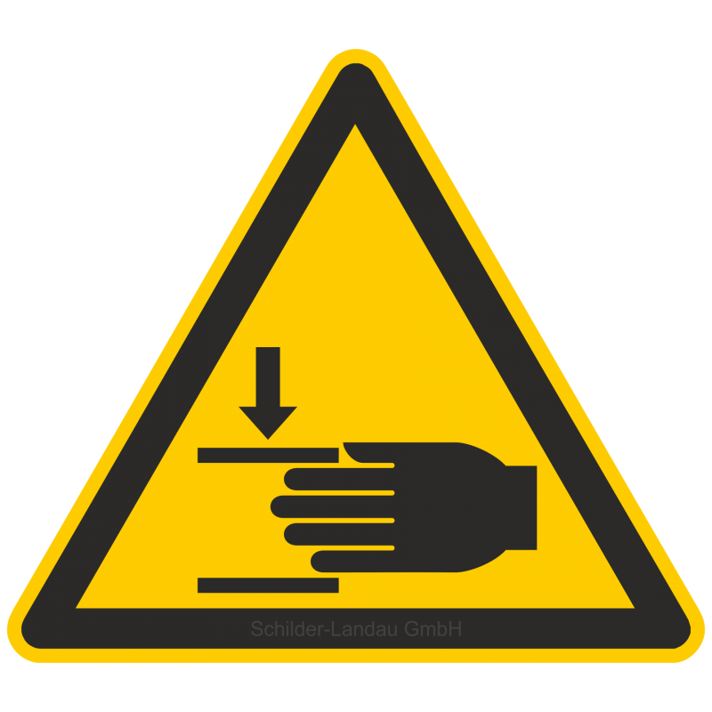 Warnung vor Handverletzungen |Warnzeichen 2B Schilder