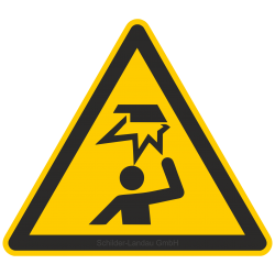 Warnung vor Hindernissen im Kopfbereich |Warnzeichen 2B Schilder