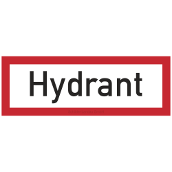 Hydrant | Feuerwehrschild B2B Schilder