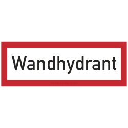 Wandhydrant | Feuerwehrschild B2B Schilder
