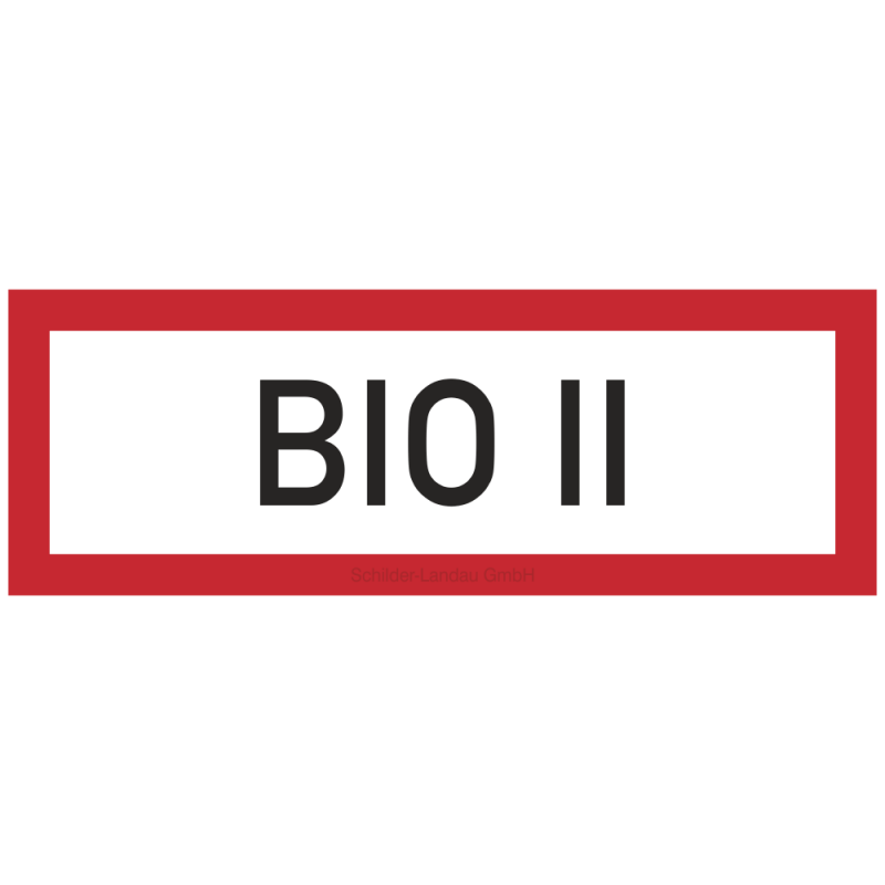 BIO II | Feuerwehrschild B2B Schilder