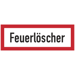 Feuerlöscher | Feuerwehrschild B2B Schilder
