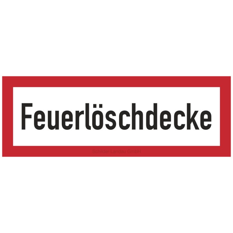 Feuerlöschdecke | Feuerwehrschild B2B Schilder