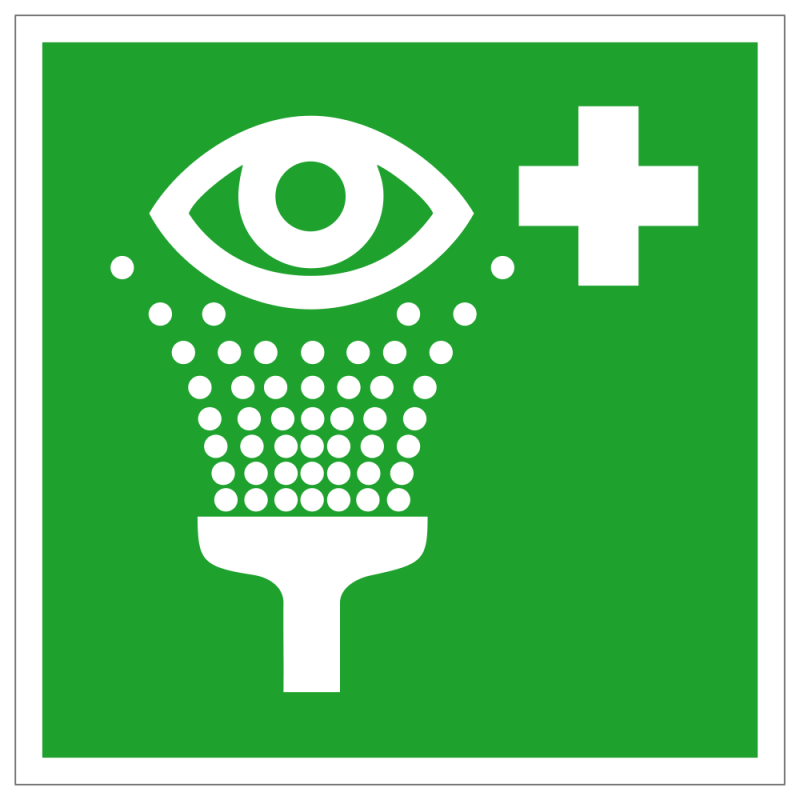 Augenspüleinrichtung |Erste Hilfe 2B Schilder