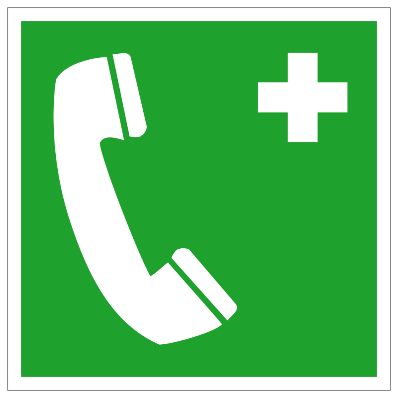 Notruftelefon |Erste Hilfe 2B Schilder