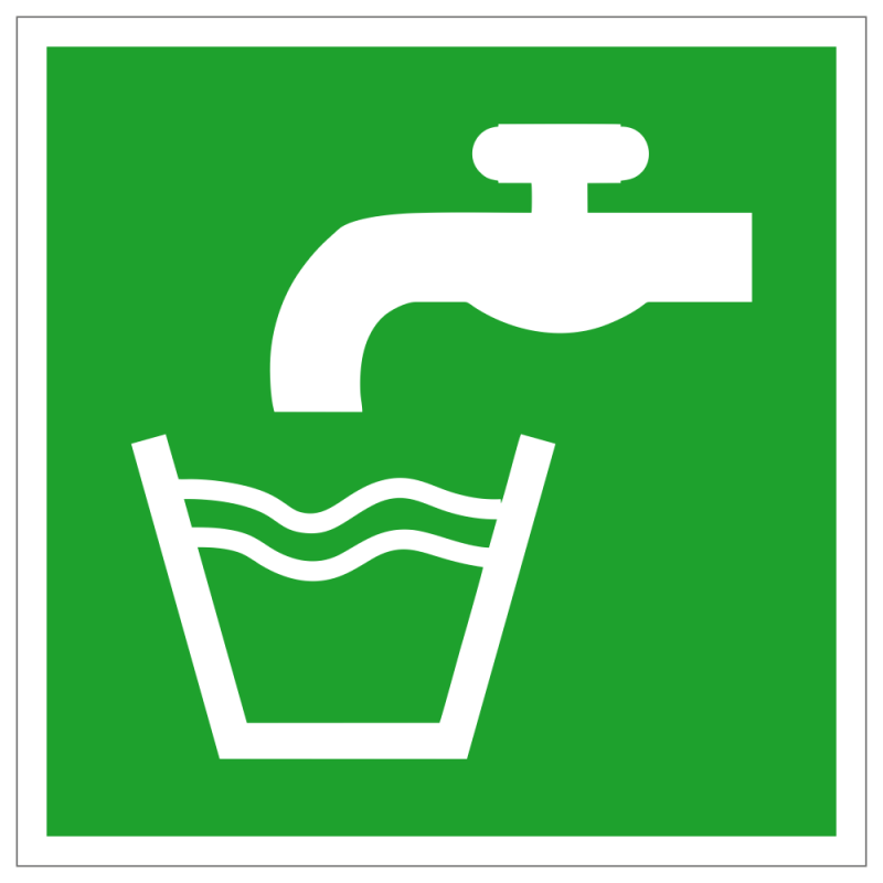 Trinkwasser | Fluchwegzeichen B2B Schilder