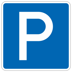 Parkplatz StVO Zeichen Nr. 314