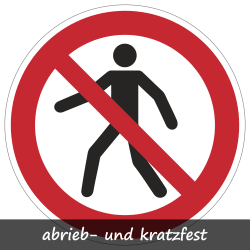 Für Fußgänger verboten | Protect | Verbotszeichen B2B Schilder
