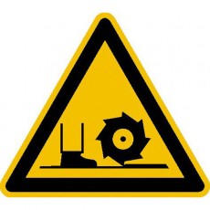 Warnung vor Fräswelle |Warnzeichen 2B Schilder