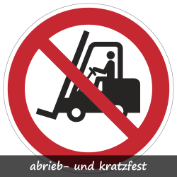 Für Flurförderzeuge verboten | Protect | Verbotszeichen B2B Schilder