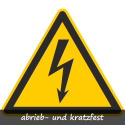 Warnung vor elektrischer Spannung| Protect |Warnzeichen B2B Schilder
