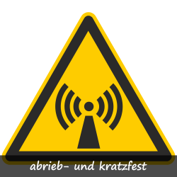 Warnung vor nicht ionisierender Strahlung| Protect |Warnzeichen B2B Schilder