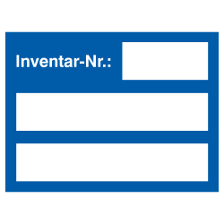 Inventar-Nr.: / blau