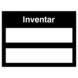 Inventar / schwarz