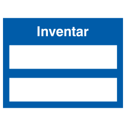 Inventar / blau