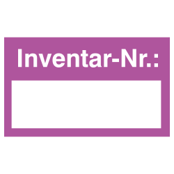 Inventar-Nr.: / violett 20x12