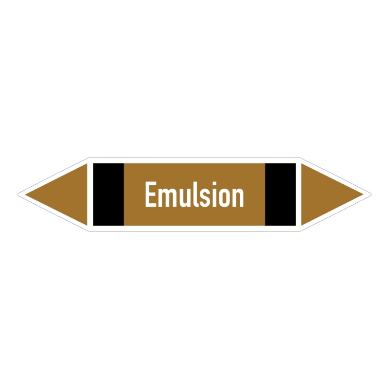 Emulsion: Pfeilschild mittel Gruppe 9 Nichtbrennbare Flüssigkeite | b2b-schilder.de