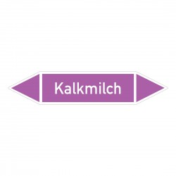 Kalkmilch: Pfeilschild mittel Gruppe 7 violett / weiß | b2b-schilder.de