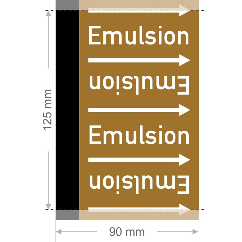 Emulsion Rohrleitungsband Gruppe 9 | Typ ST - 90mm breit