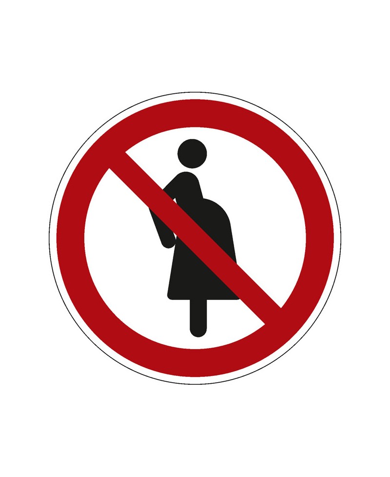 Für Schwangere verboten | Verbotszeichen B2B Schilder