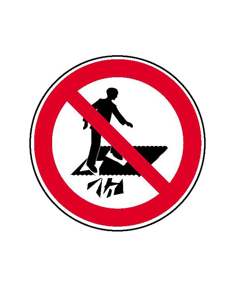Betreten verboten, Durchsturzgefahr | Verbotszeichen B2B Schilder