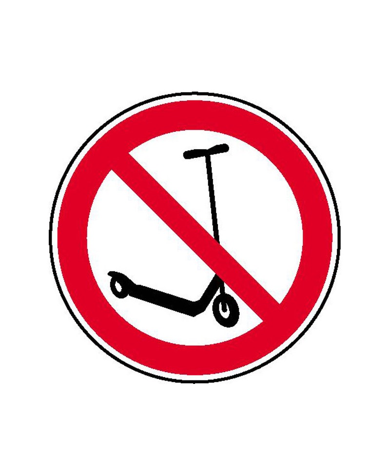 Kickboard fahren verboten | Verbotszeichen B2B Schilder