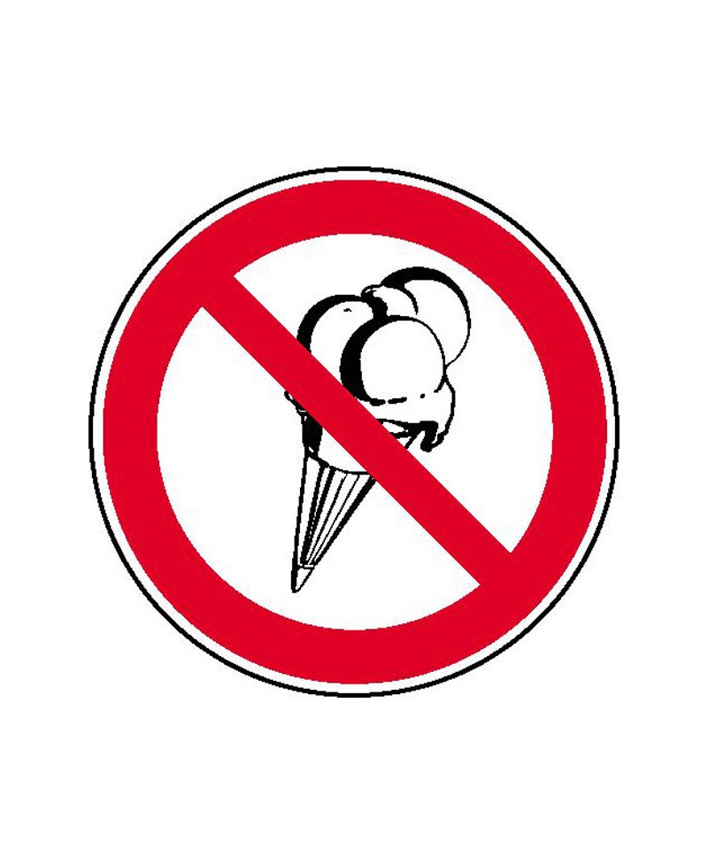 Eisverbot | Verbotszeichen B2B Schilder