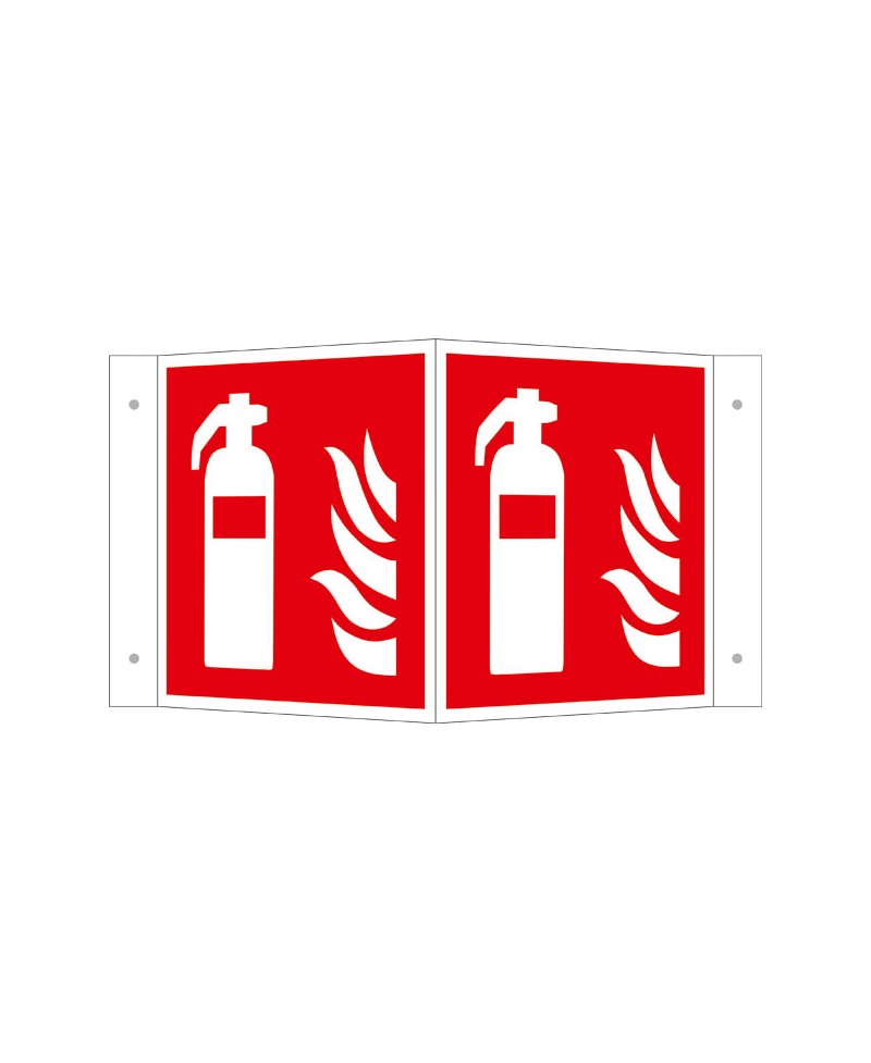 Feuerlöscher Winkelschild | Brandschutzschild B2B Schilder