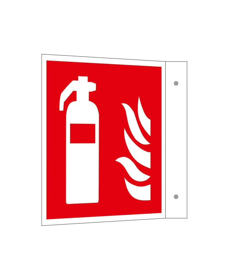 Feuerlöscher Fahnenschild | Brandschutzschild B2B Schilder