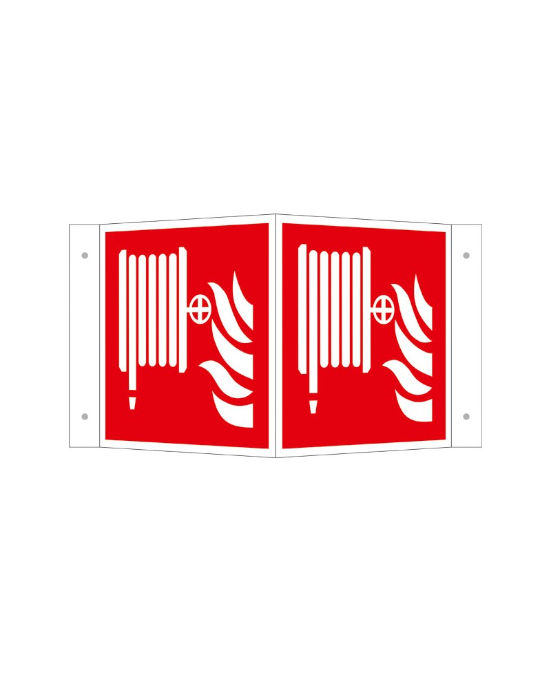 Löschschlauch Winkelschild | Brandschutzschild B2B Schilder
